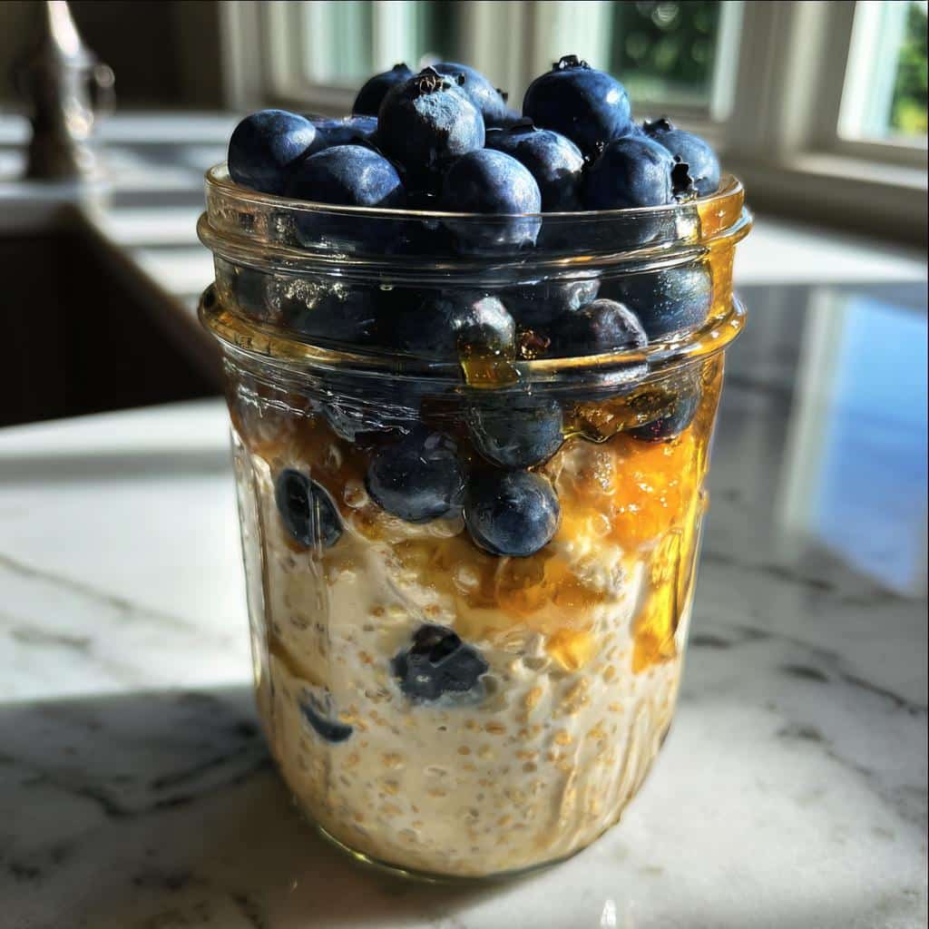 Blueberry Banana Overnight Oats - detail 1