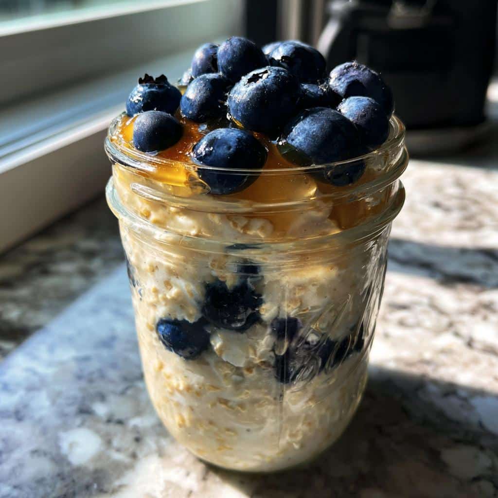 Blueberry Banana Overnight Oats
