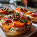 Carrot Lox Bagels