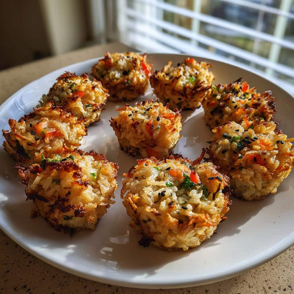 Cauliflower Fried Rice Bites - detail 1