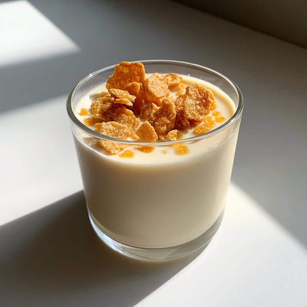 Cereal Milk Panna Cotta