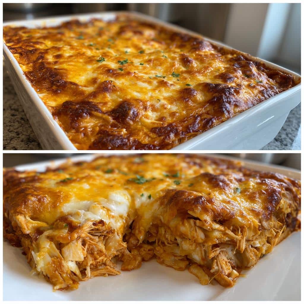 Cheesy Chicken Enchilada Casserole - detail 1
