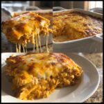 Cheesy Chicken Enchilada Casserole
