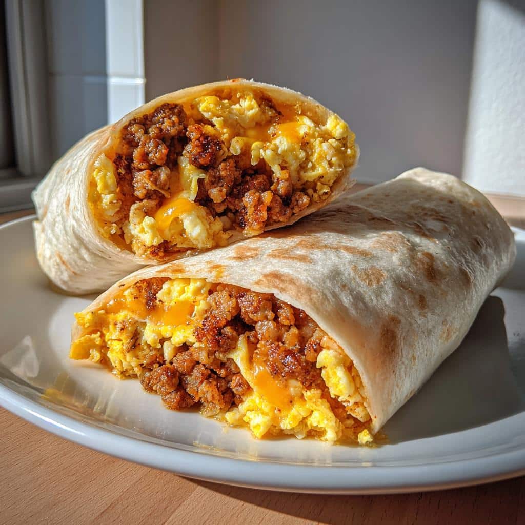 Chorizo & Egg Breakfast Burrito