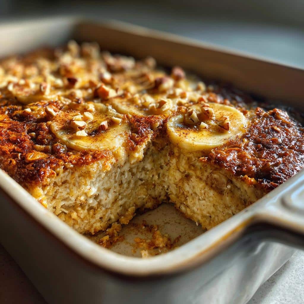Cinnamon Sweet Oats Bake