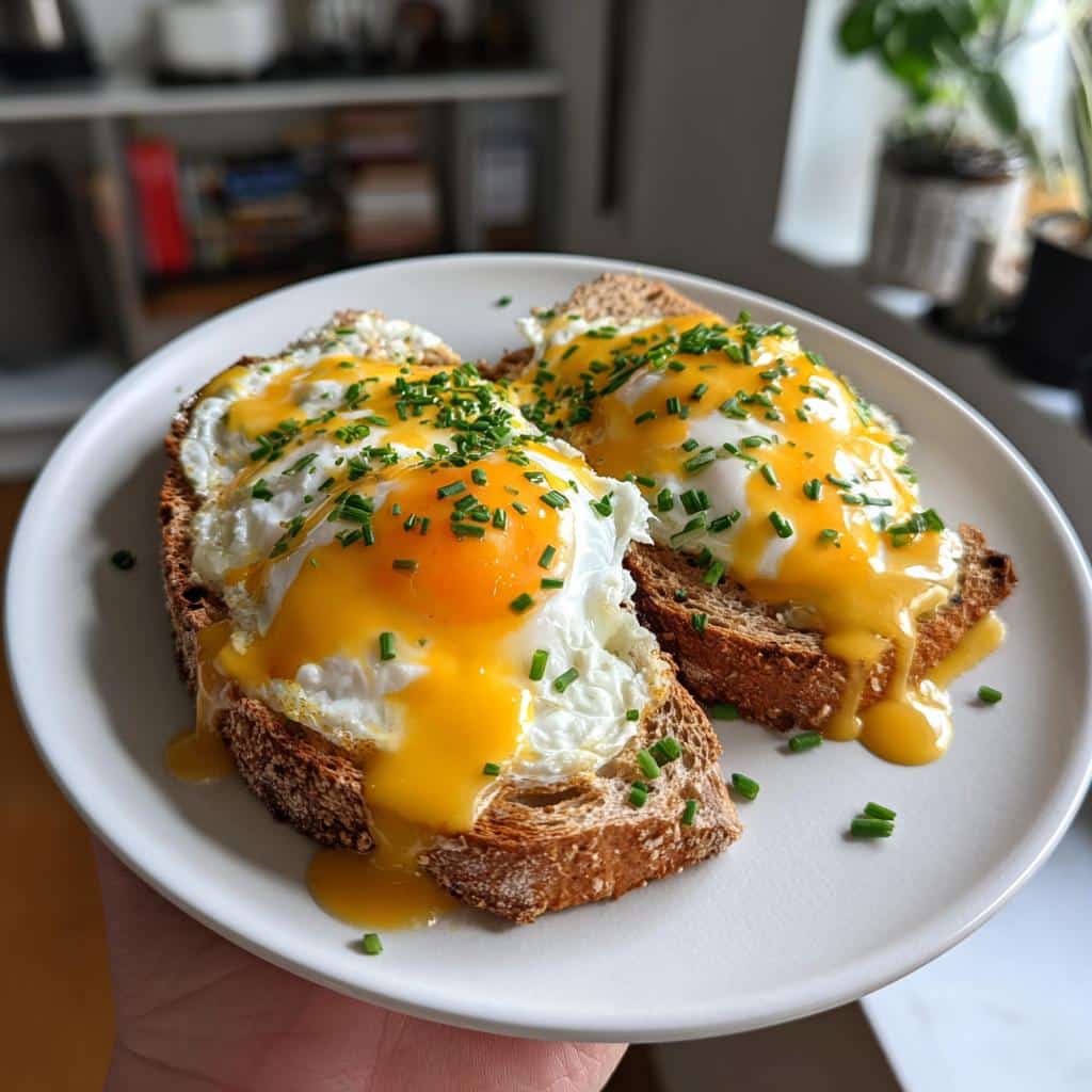 Cloud Eggs Benedict Toast - detail 1