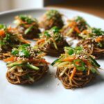 Cold Soba Noodle Salad Bites