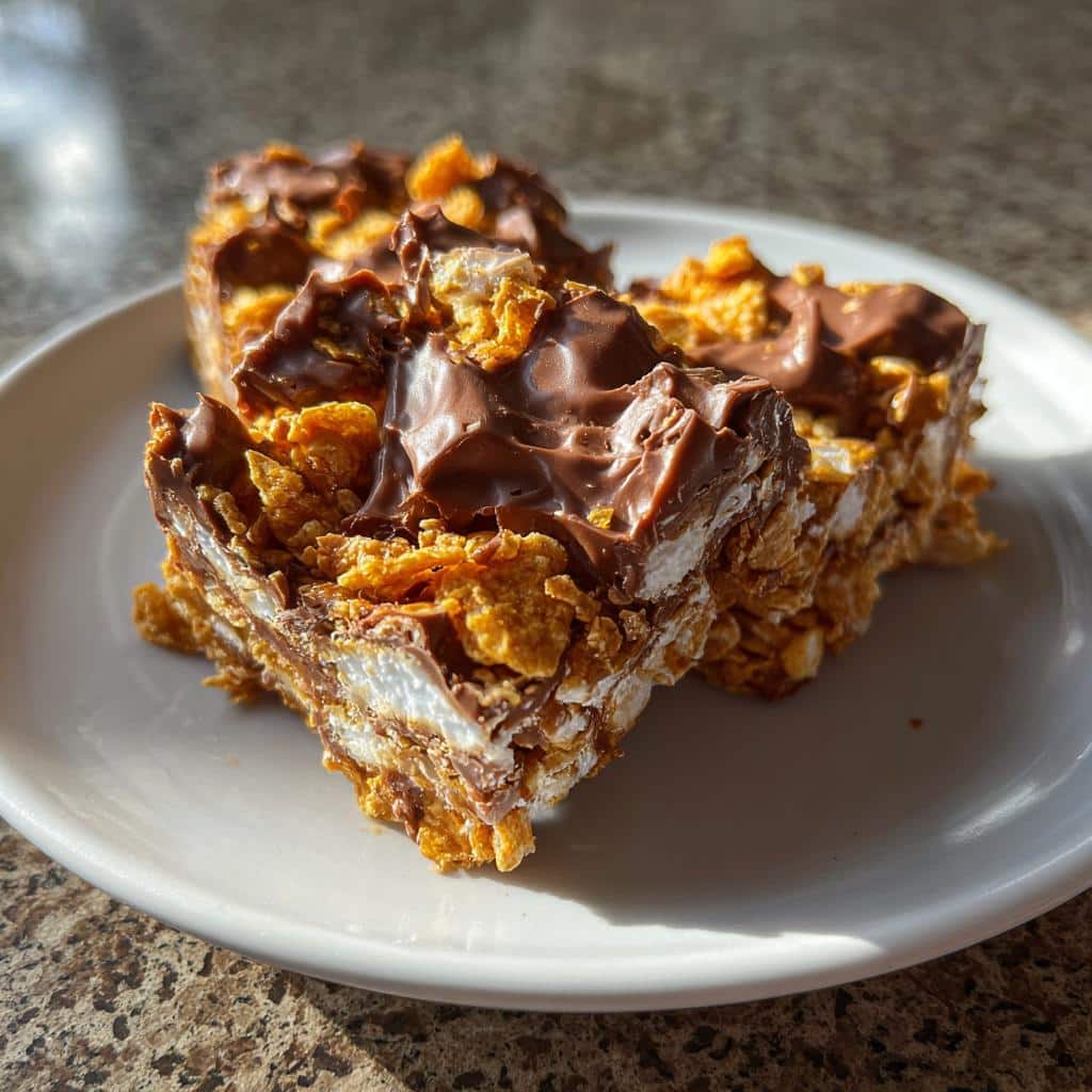 Cornflake Marshmallow Fudge - detail 1