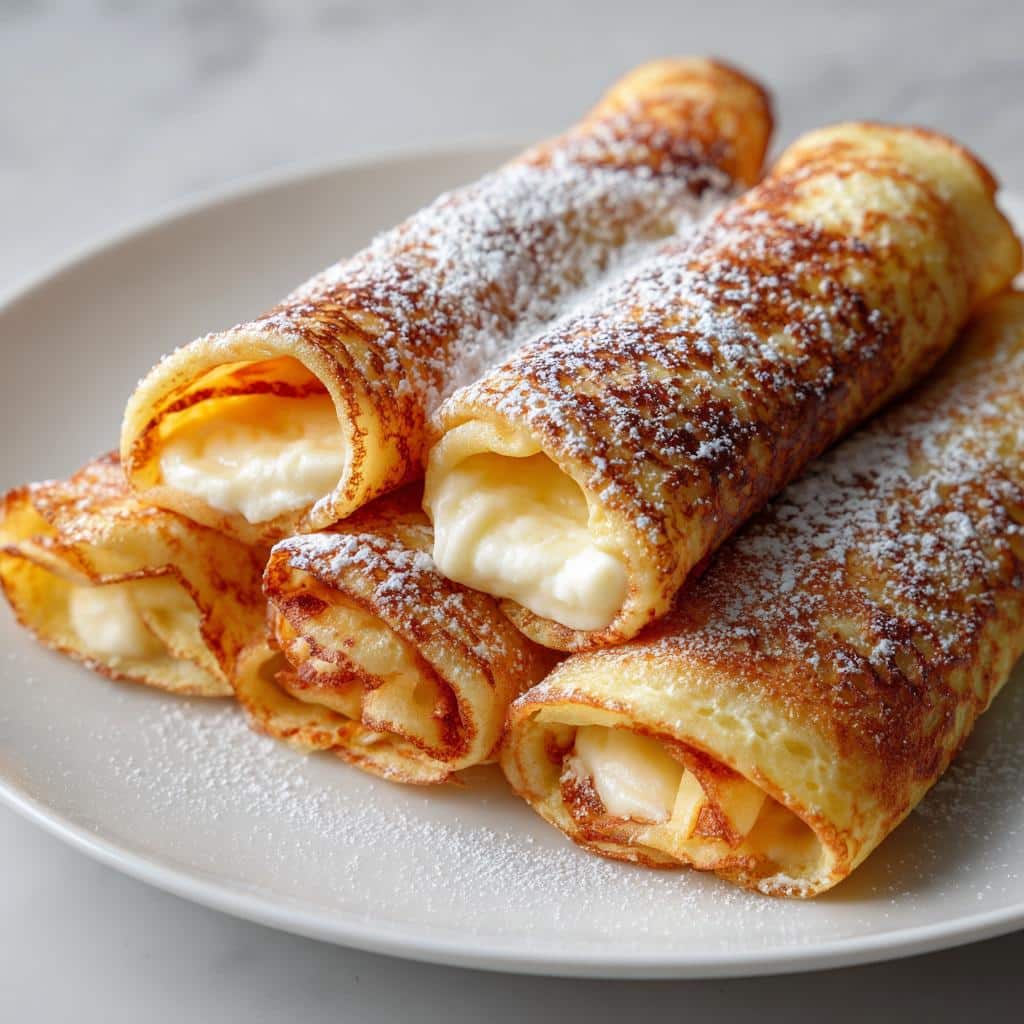Cream Cheese Pancake Roll-Ups