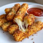 Crispy Air-Fryer Mozzarella Sticks You'll Crave 4 Crispy Air-Fryer Mozzarella Sticks