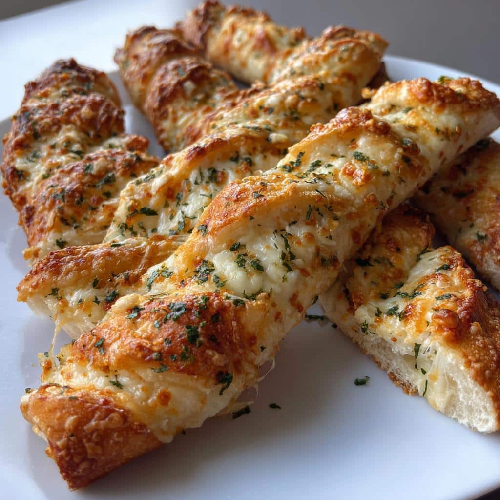 Four-Cheese Garlic Breadsticks