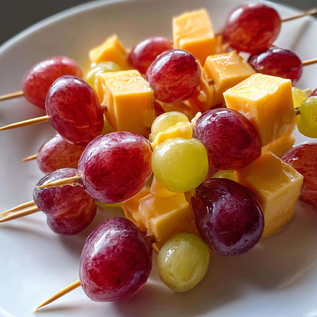 Grape-Cheese Skewers