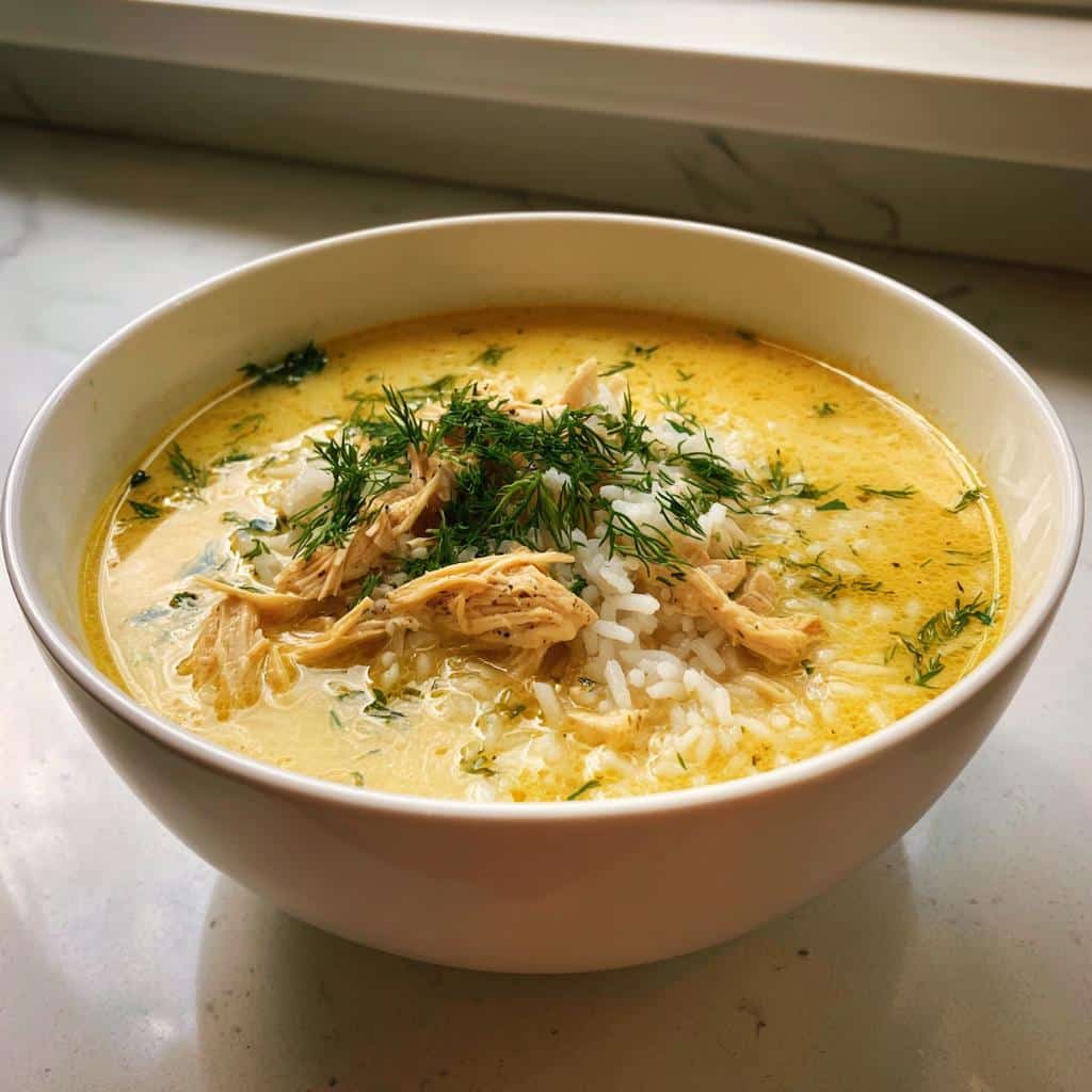 Greek Lemon Chicken Soup Avgolemono