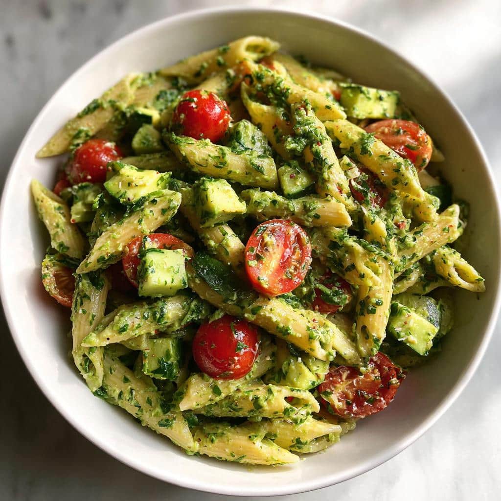 Green Goddess Pasta Salad - detail 1