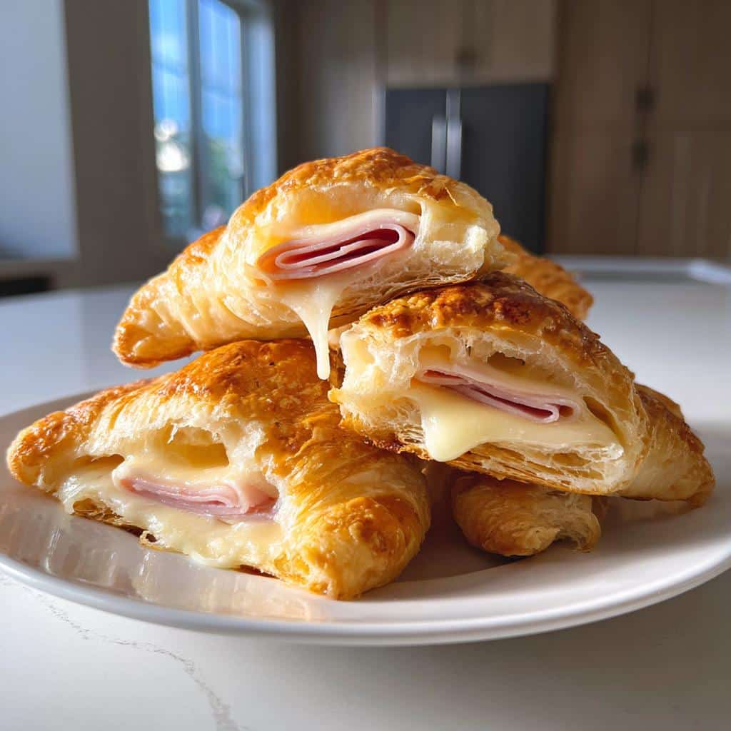 Ham & Cheese Crescent Bites