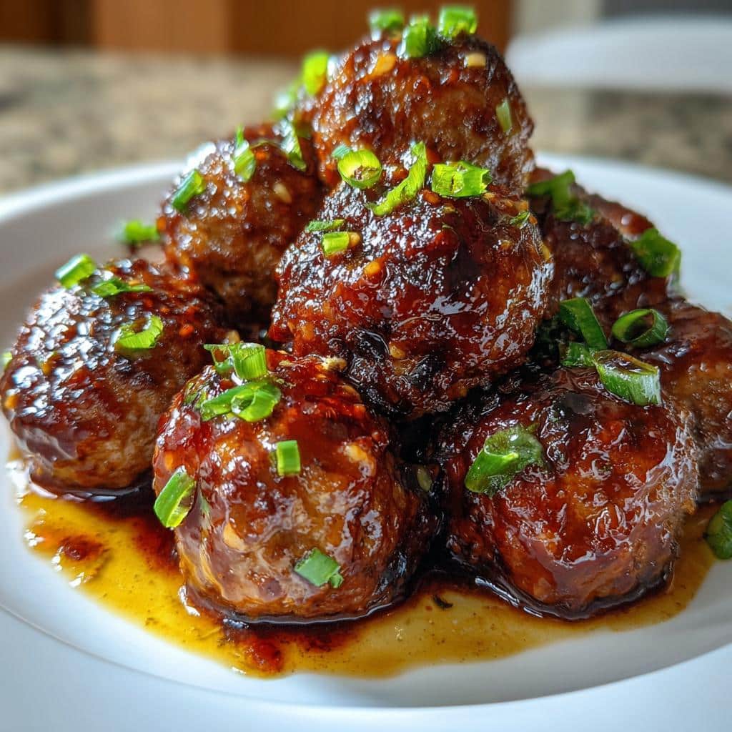 Korean BBQ Meatballs - detail 1