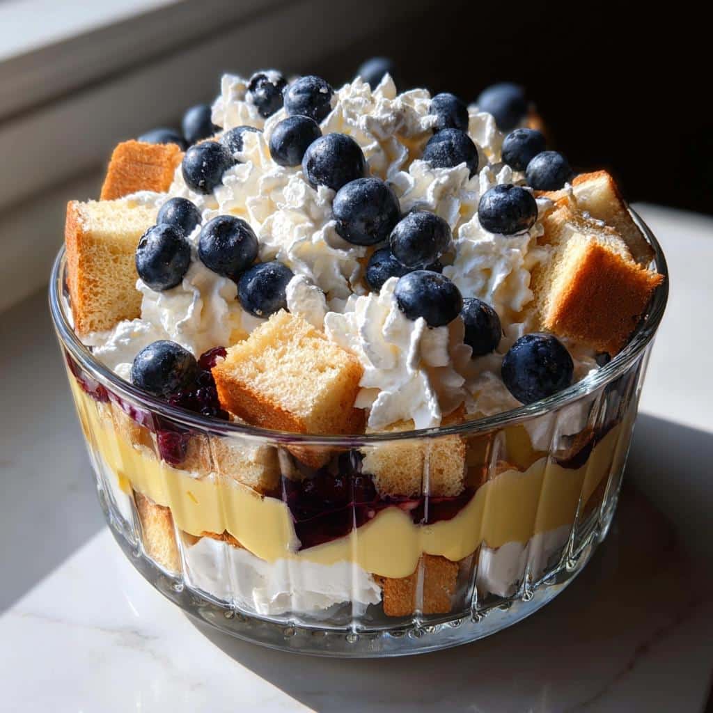 Lemon Blueberry Trifle