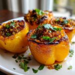 Lentil-Stuffed Mini Bell Peppers