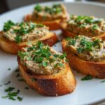 Lentil Walnut Pâté Canapés