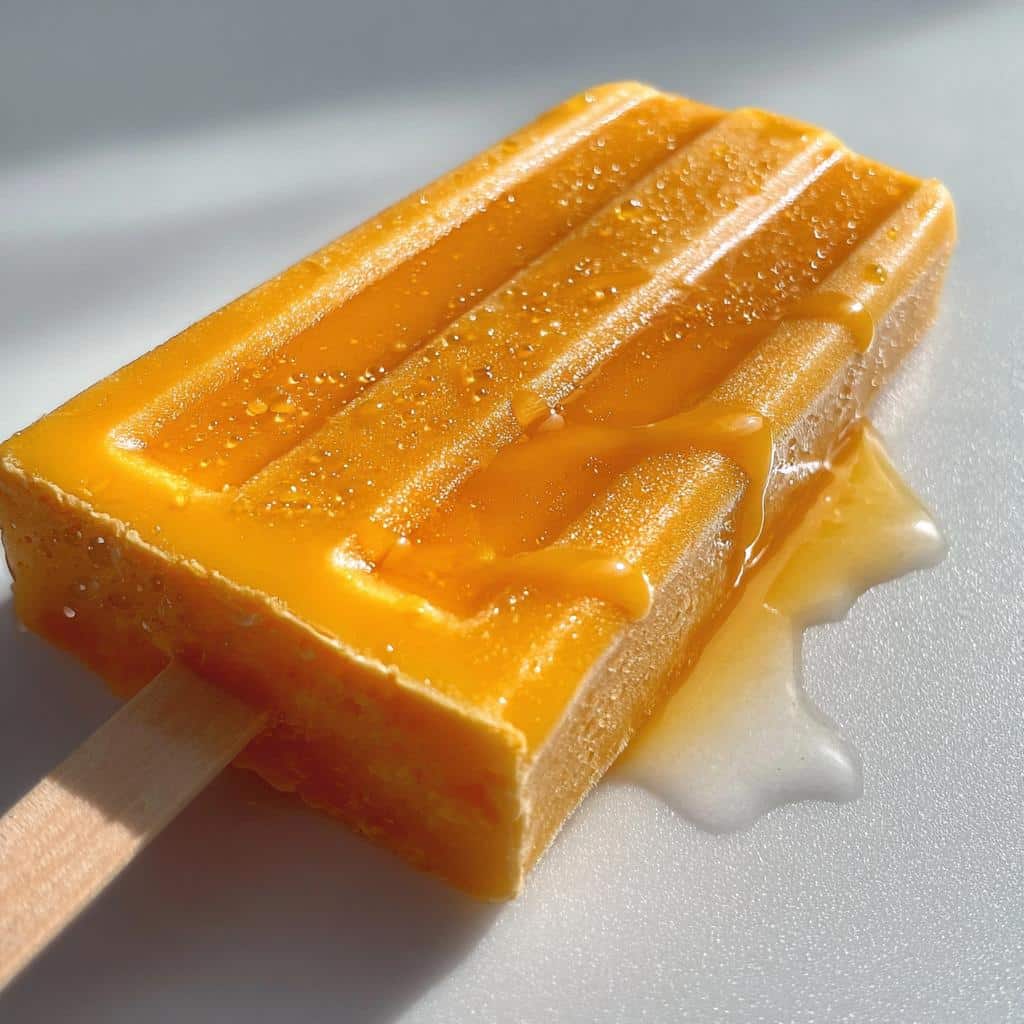 Mango Lassi Popsicles