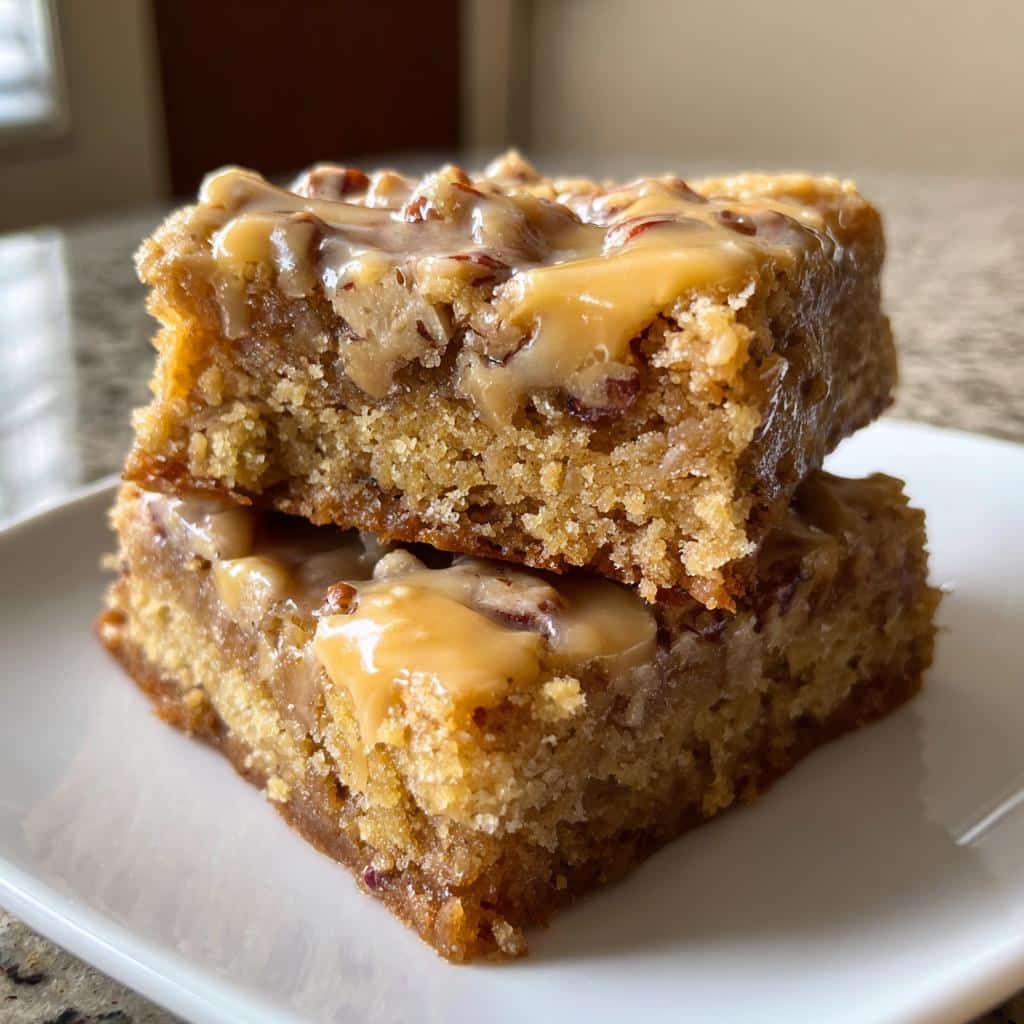 Maple Pecan Blondies