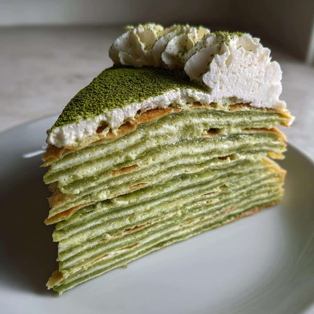 Matcha Crepe Cake