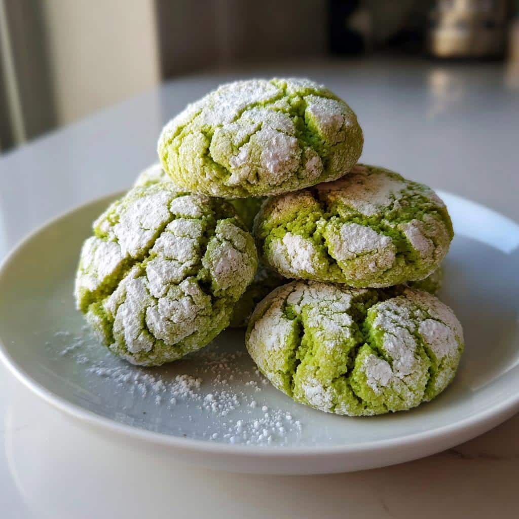 Magical Matcha Crinkle Cookies You’ll Adore 5 Matcha Crinkle Cookies - detail 1
