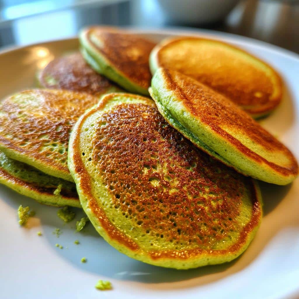 Matcha Pancake Bites