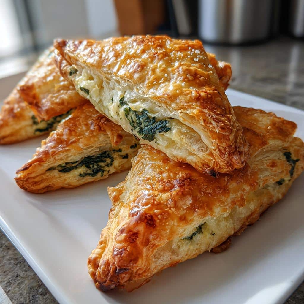 Mini Spinach Puff Pastries