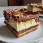 Nutella Cheesecake Bars