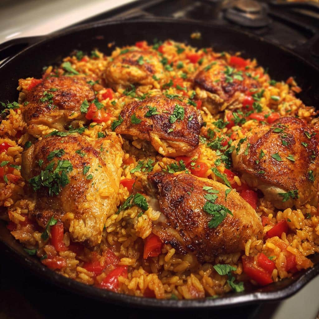 One-Pan Spanish Rice and Chicken - detail 1