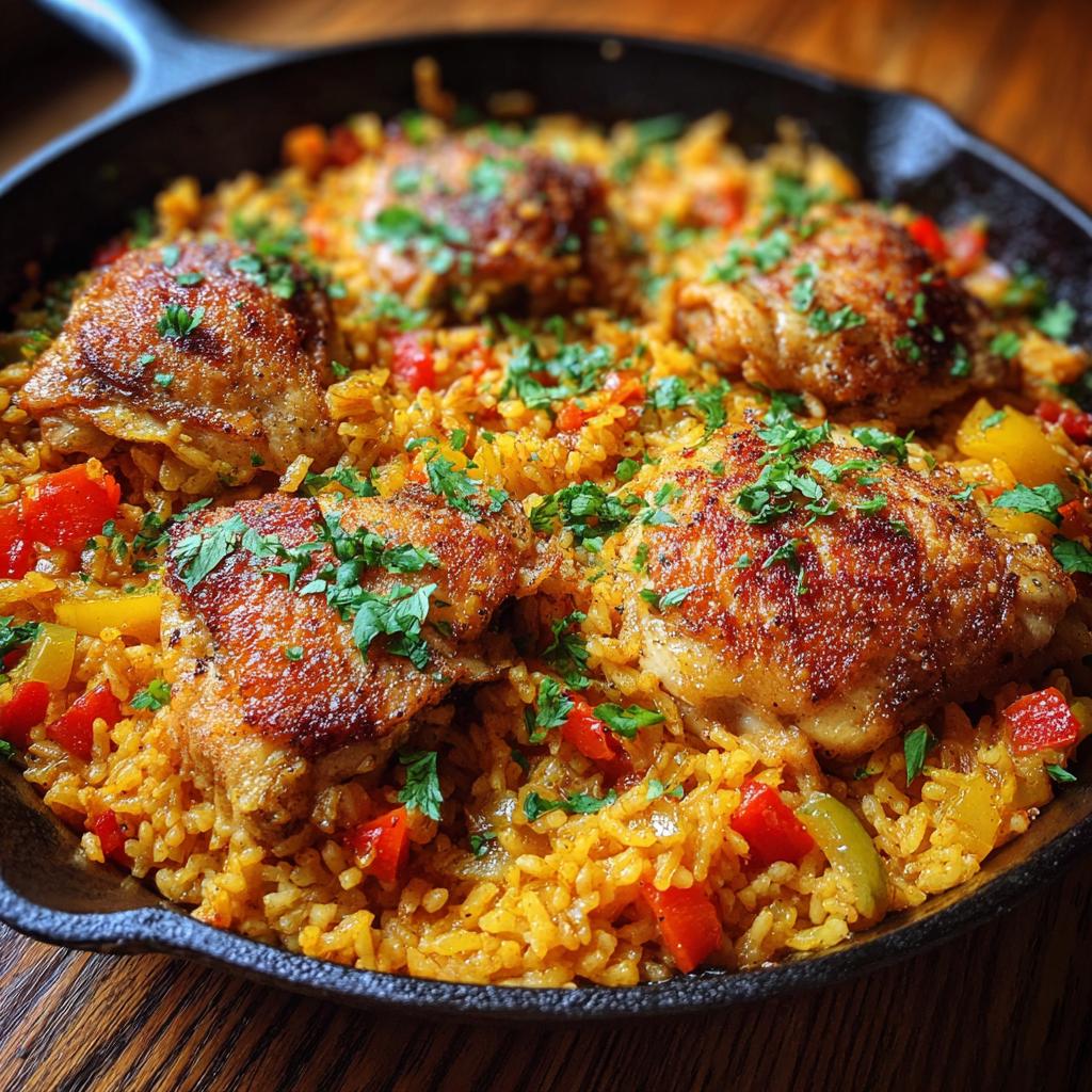 One-Pan Spanish Rice and Chicken