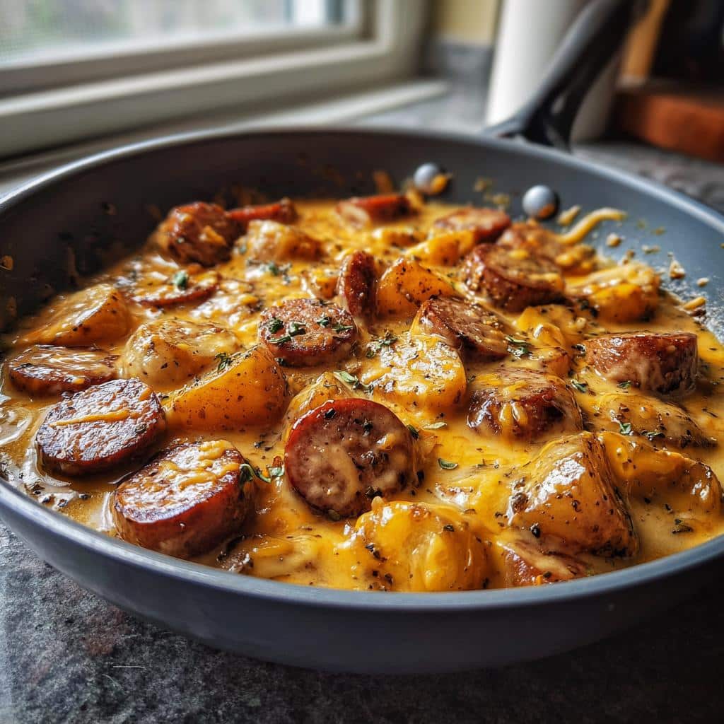 One-Pot Cheesy Ranch Potatoes & Sausage - detail 1