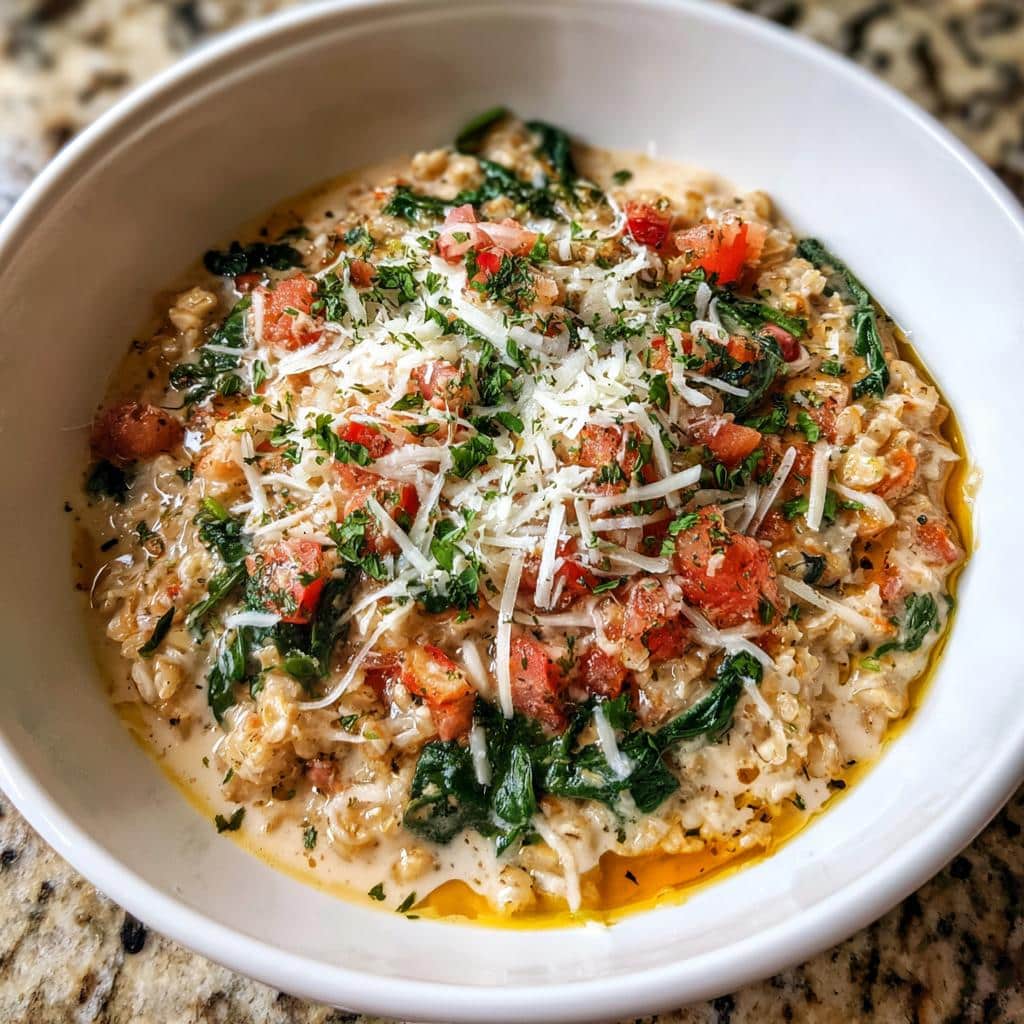 Overnight Savory Oats - detail 1