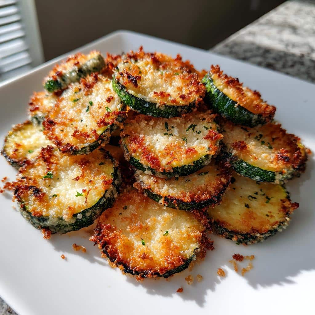 Parmesan Zucchini Chips