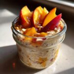 Peach Pie Overnight Oats