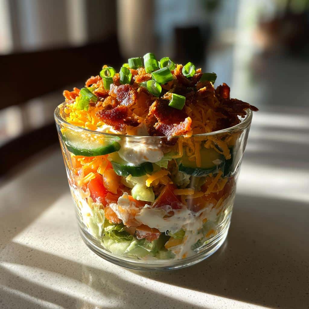 Irresistible Seven-Layer Salad Cups in Just 15 Minutes 5 Seven-Layer Salad Cups - detail 1