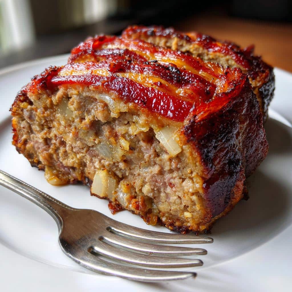 Sheet Pan Bacon-Wrapped Meatloaf - detail 1