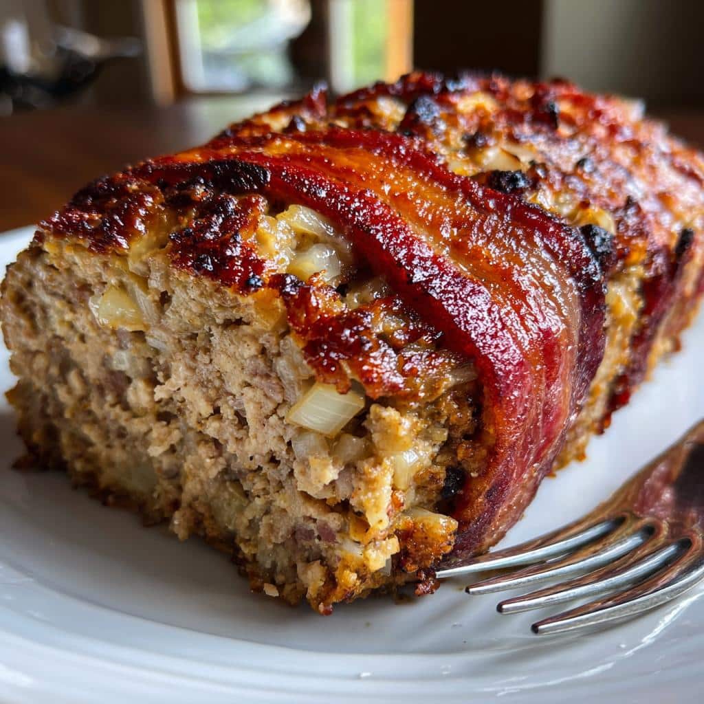 Sheet Pan Bacon-Wrapped Meatloaf