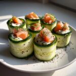 Smoked Salmon Cucumber Rolls