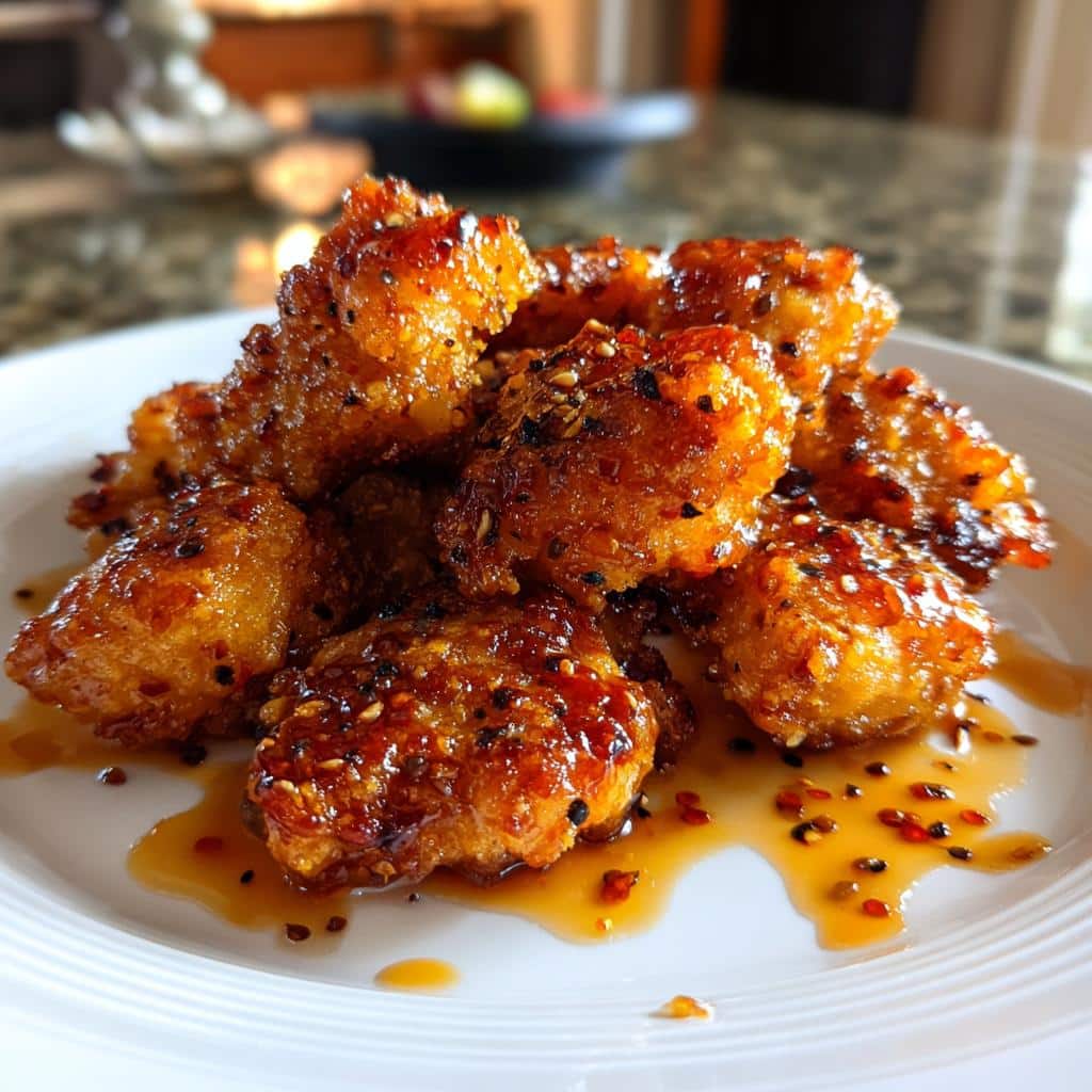 Spicy Honey Chicken Bites