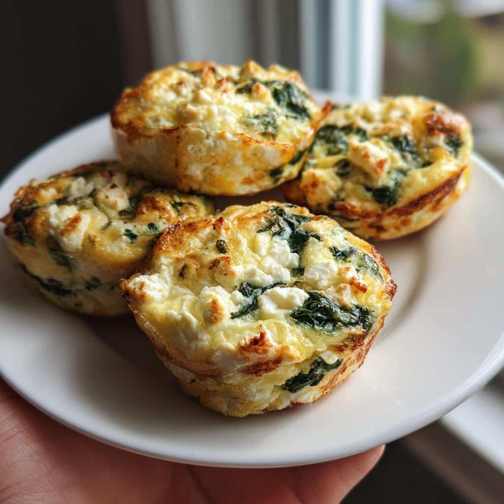 Spinach Feta Egg Cups - detail 1