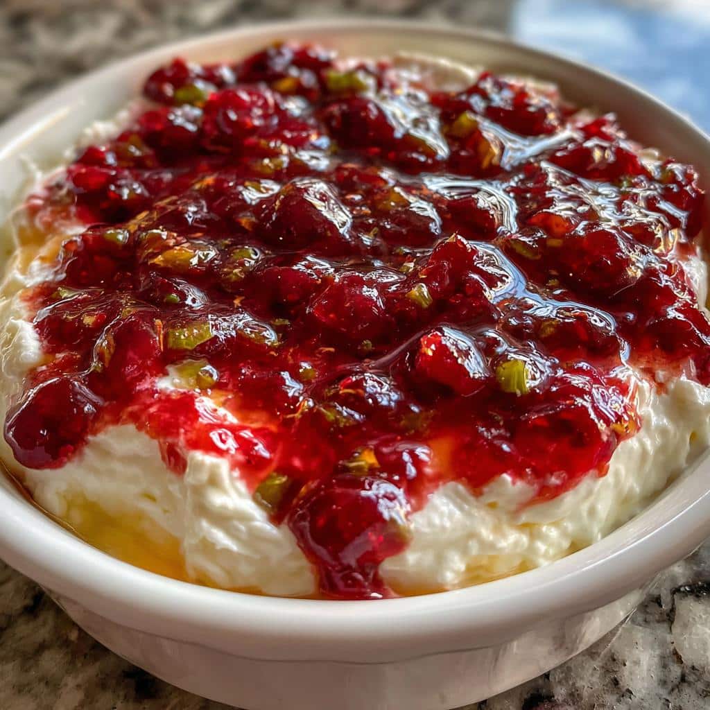 Sweet Spicy Cranberry Jalapeño Holiday Dip - detail 1