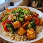 Teriyaki Tofu & Veggie Rice Bowl