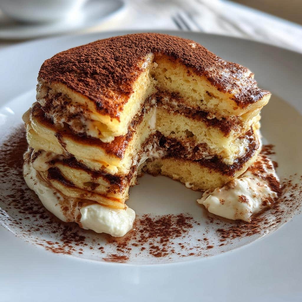 Tiramisu Pancakes
