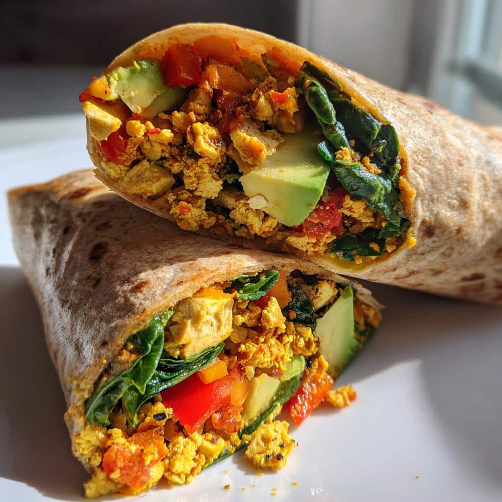 Tofu Scramble Wrap