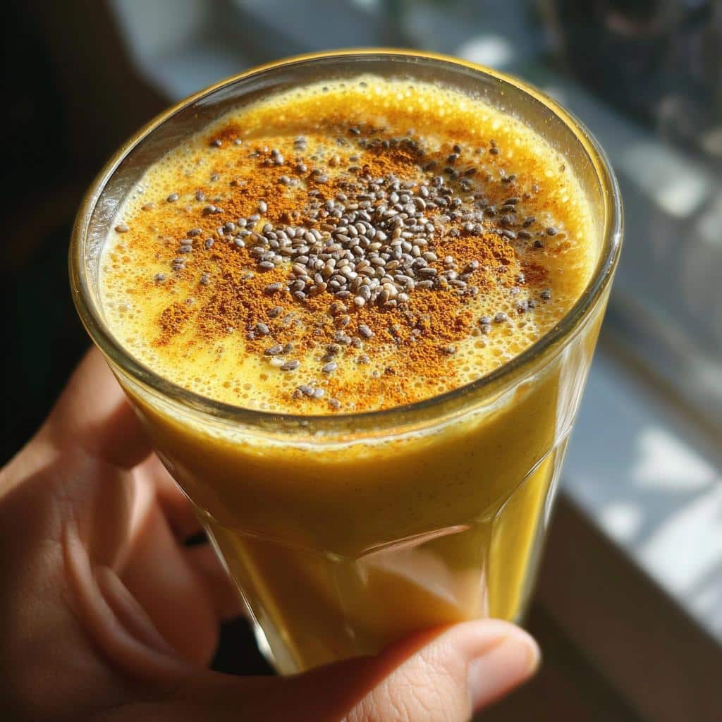 Turmeric Golden Smoothie - detail 1