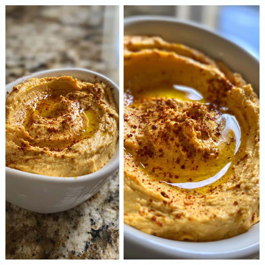 Vegan Pumpkin Hummus - detail 1