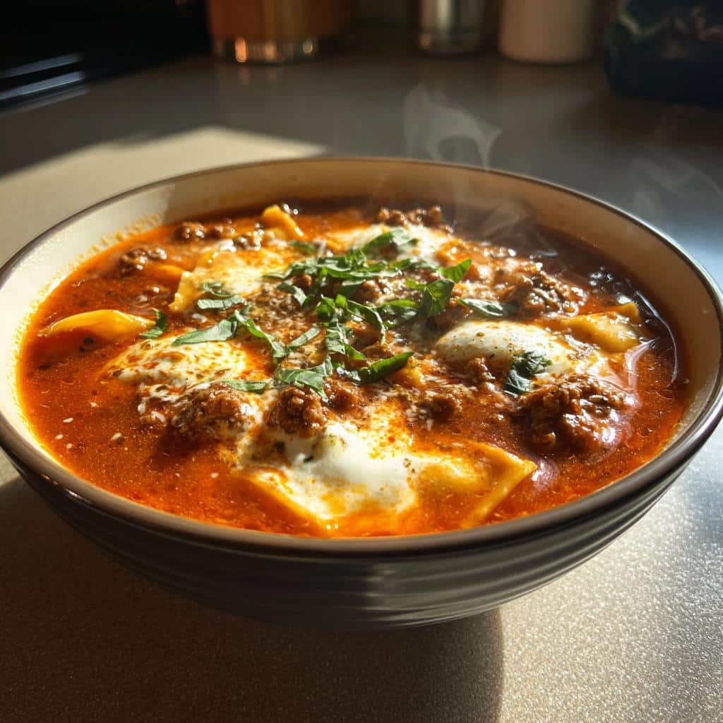 Viral Lasagna Soup Coziest One-Pot Fall Dinner