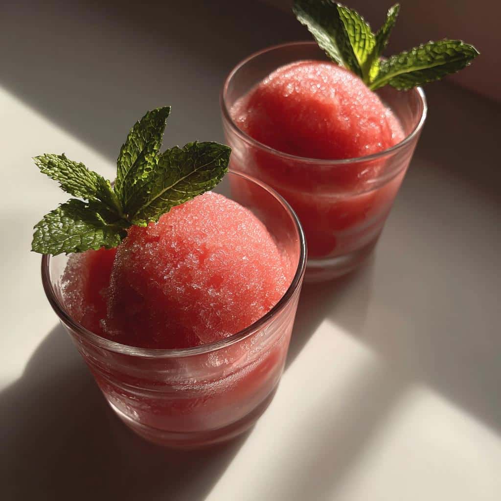 Watermelon Sorbet Cups - Cool & Creamy Bliss 5 Watermelon Sorbet Cups - detail 1